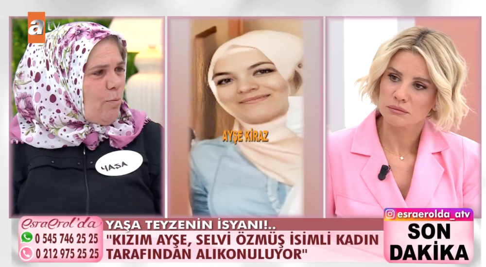 esra erol da ayse kiraz kimdir ayse kiraz olayi nedir yasa hanim kimdir